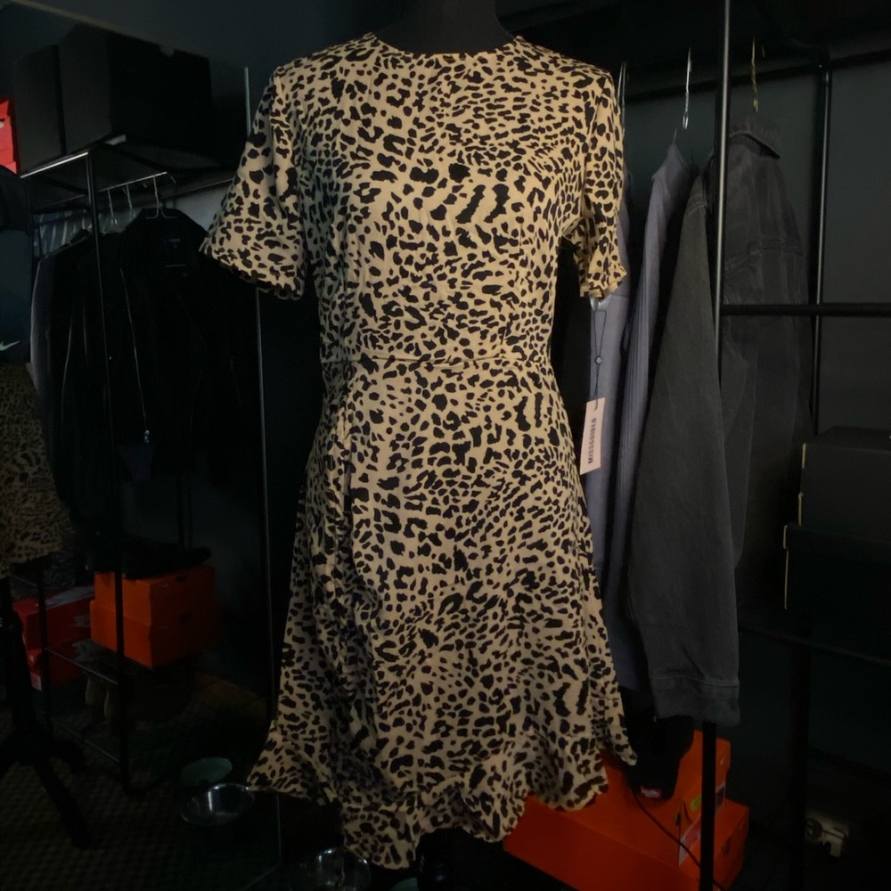 Cheetah print dress